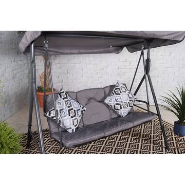 3 seater garden online swing homebase